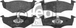FEBI 16044 Тормозные колодки диск пер. POLO 6N FEBI (16044)