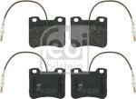 Febi 16243 комплект тормозных колодок, дисковый тормоз на PEUGEOT 106 I (1A, 1C)