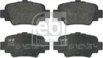 Febi 16269 комплект тормозных колодок, дисковый тормоз на NISSAN MICRA II (K11)