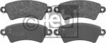 Febi 16364 комплект тормозных колодок, дисковый тормоз на PEUGEOT 206 SW (2E/K)