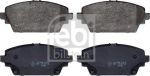 Febi 16389 комплект тормозных колодок, дисковый тормоз на HONDA ACCORD VI (CG, CK)