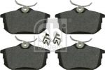 Febi 16453 комплект тормозных колодок, дисковый тормоз на MITSUBISHI CARISMA (DA_)