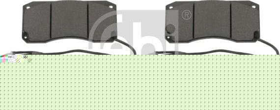 Febi 16611 комплект тормозных колодок, дисковый тормоз на RENAULT TRUCKS Magnum