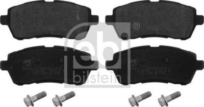 Febi 16820 комплект тормозных колодок, дисковый тормоз на MAZDA 2 (DE)