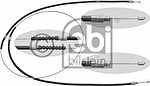 FEBI Трос ручн.тормоза Citroen Jumper -02/Fiat Ducato -02/Peugeot Boxer -02 (4745G3, 17903)