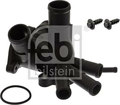 FEBI Патрубок системы охлаждения VAG 1.4-1.6L VW Golf 91-97/Vento 91-98 Снят с производства (030121117N, 22746)