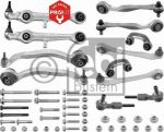 FEBI Комплект подвески AUDI A6 03- передней (8 рыч+2 нак+2 тяг.стаб.+крепеж) (4B3498998, 24902)