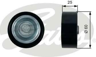 FEBI Ролик натяжной E46/E39/E38/E53(X5) 2,5D/3,0D(M47) 98-05 (поликлиновой ремень) (70X23mm) (11282354131, 30114)