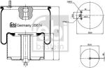 Febi 35674 кожух пневматической рессоры на VOLVO FM 9