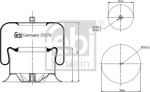 Febi 35679 кожух пневматической рессоры на MERCEDES-BENZ ACTROS