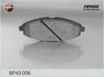 FENOX Колодки передние DAEWOO MATIZ NEXIA LANOS (BP43006)