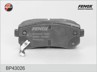 FENOX Колодки задние KIA Rio06-> /KIA Ceed/HYUNDAI i20/i30/ix35 /+WK (BP43026)