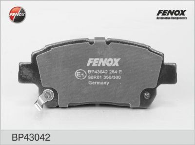 FENOX Колодки передние TOYOTA YARIS (CP10) (BP43042)