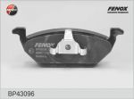 FENOX Колодки передние VW G4 98-00 без датчика/POLO SEDAN (BP43096)