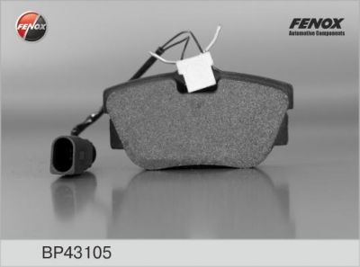 FENOX Колодки задние VW T4/Sharan 96-08 /WK+ (BP43105)