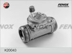 FENOX Цилиндр тормозной колесный правый PEUGEOT 406 (без ABS) (K20043)
