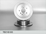 FENOX диск тормозной задний (к-кт 2 шт., цена за 1 шт.) (TB218100)