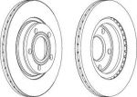 Ferodo DDF1003 тормозной диск на AUDI A4 Avant (8D5, B5)