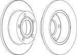 Ferodo DDF1033 тормозной диск на AUDI A6 (4B2, C5)