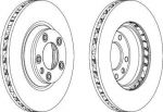 Ferodo DDF1408RC-1 тормозной диск на VW TOUAREG (7LA, 7L6, 7L7)