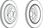 Ferodo DDF1531 тормозной диск на MERCEDES-BENZ M-CLASS (W164)