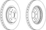 Ferodo DDF1533 тормозной диск на MERCEDES-BENZ M-CLASS (W164)