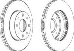 Ferodo DDF888 тормозной диск на FIAT ALBEA (178_)