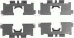 Ferodo FBA471 комплектующие, колодки дискового тормоза на NISSAN SUNNY II купе (B12)