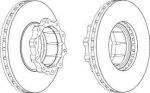Ferodo FCR120A тормозной диск на MERCEDES-BENZ O 404