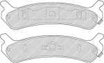 Ferodo FDB1033 комплект тормозных колодок, дисковый тормоз на HYUNDAI SONATA II (Y-2)