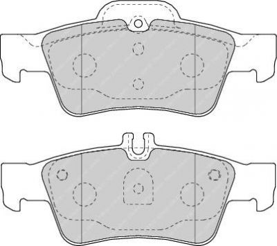 FERODO Колодки задние MB W211/W221 (000 423 02 30, FDB1526)
