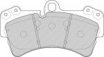 FERODO Колодки передние PORSCHE Cayenne/VW Touareg 190x106.4 (7L0698151P, FDB1626)