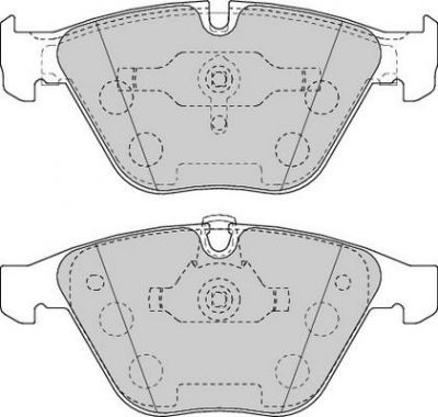 FERODO Колодки передние E90/E60/65 (34116764540, FDB1628)
