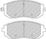 FERODO Колодки передние SUBARU FORESTER (26296SA000, FDB1639)