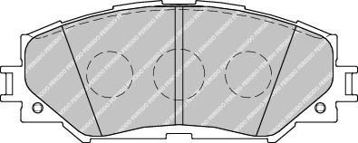 FERODO Колодки тормозные дисковые передние TOYOTA AURIS 1.4-1.6 07-/COROLLA 1.4 07-/RAV 4 (FDB1891)