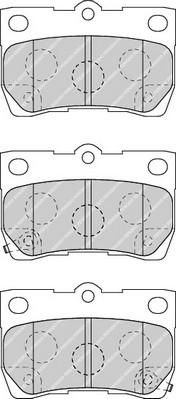FERODO Колодки задние LEXUS GS/IS (FDB4001) FERODO Колодки задние LEXUS GS/IS (FDB4001)