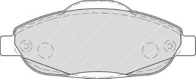 FERODO Колодки передние PEUGEOT 308/3008 1.4/1.6L,1.6HDI 04-> (425393, FDB4003)