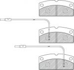 Ferodo FDB4013 комплект тормозных колодок, дисковый тормоз на LIGIER NOVA