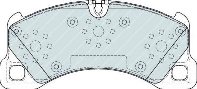 FERODO Колодки передние PORSCHE Cayenne/VW Touareg /Type Brembo (7L0698151N, FDB4064)
