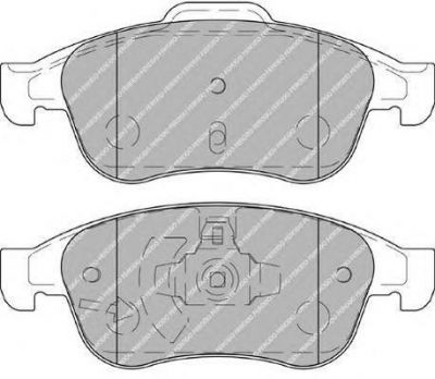 FERODO Колодки передние RENAULT Grand Scenic. Laguna. Megane. Scenic 11/07 (FDB4180)