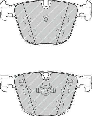 Ferodo FDB4259 Колодки тормозные X5 E70/F15/X6 E71/F16 задние