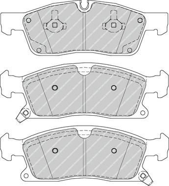 FERODO Колодки передние JEEP Grand Cherokee IV 10- (FDB4403)