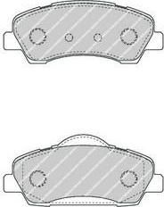FERODO Колодки тормозные передние PSA 308 II, 301, C-Elysse 1.2VTi (FDB4491)