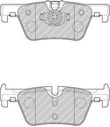 Ferodo FDB4670 комплект тормозных колодок, дисковый тормоз на 1 (F20)