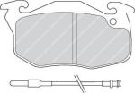 Ferodo FDB730 комплект тормозных колодок, дисковый тормоз на PEUGEOT 106 I (1A, 1C)