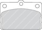 Ferodo FDB87 комплект тормозных колодок, дисковый тормоз на TOYOTA COROLLA (KE)