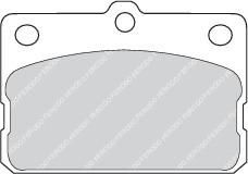 Ferodo FDB87 комплект тормозных колодок, дисковый тормоз на TOYOTA COROLLA (KE)