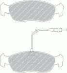 Ferodo FDB876 комплект тормозных колодок, дисковый тормоз на PEUGEOT 106 I (1A, 1C)