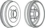 Ferodo FDR329114 тормозной барабан на RENAULT MEGANE I Cabriolet (EA0/1_)