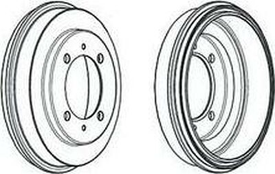 Ferodo FDR329275 тормозной барабан на MITSUBISHI CARISMA (DA_)